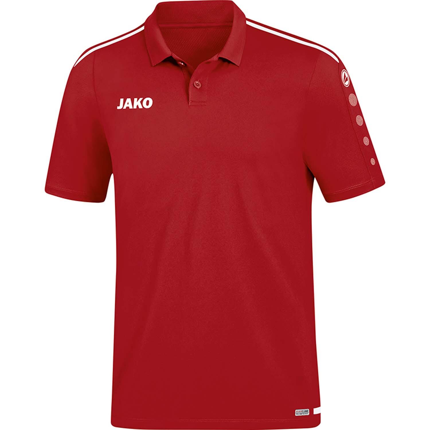 Jako Striker 2.0 Polo Hommes - Rouge Chili / Blanc 1/2