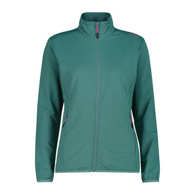 Dames fleece skijack met rits cmp