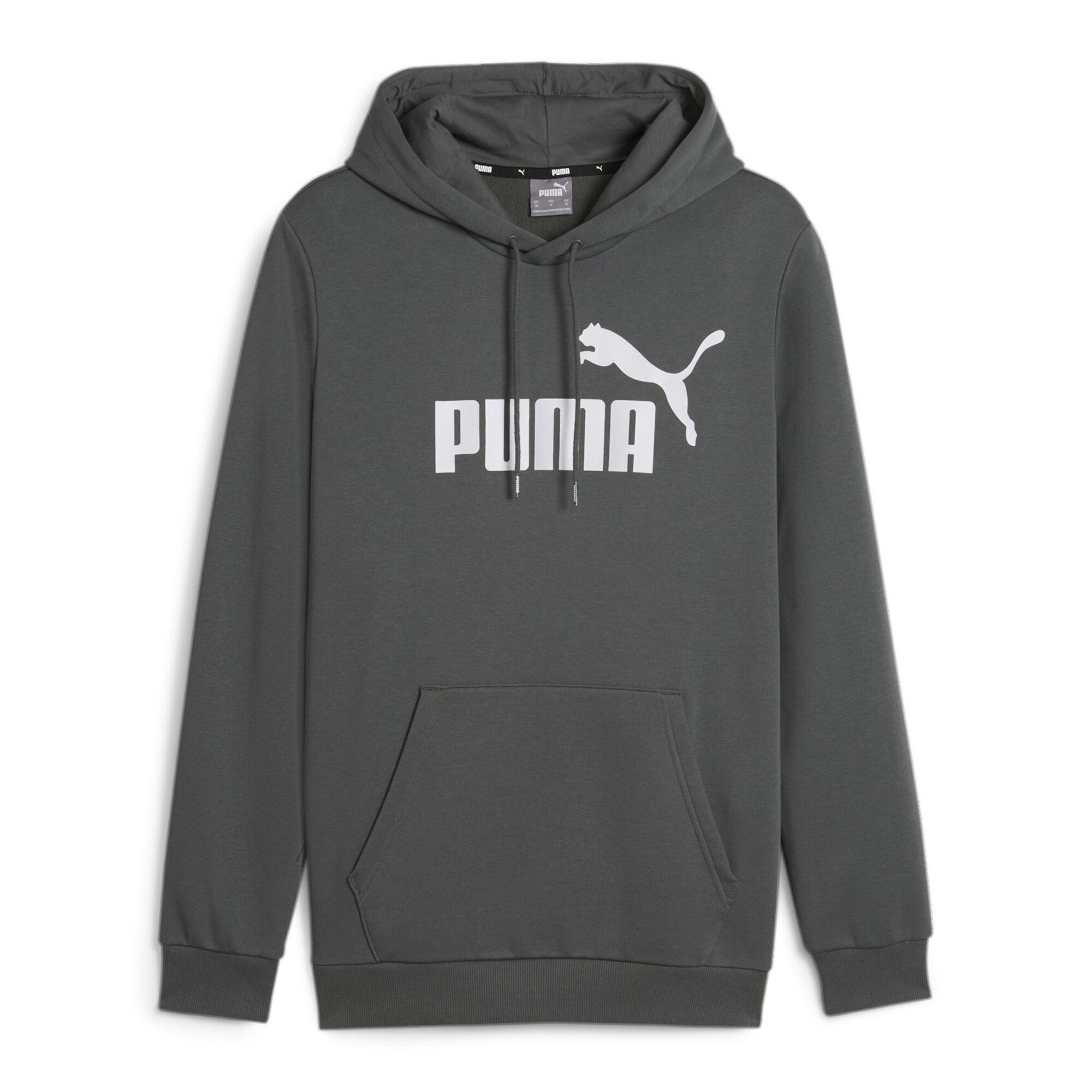 Puma - Sweat-shirt Hommes Confortable À Porter-ess Big Logo Hoodie Fl - Sweat-shirt - Gris - 40 M - Decathlon
