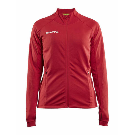 Craft Evolve Top Full Zip Femme - Rouge