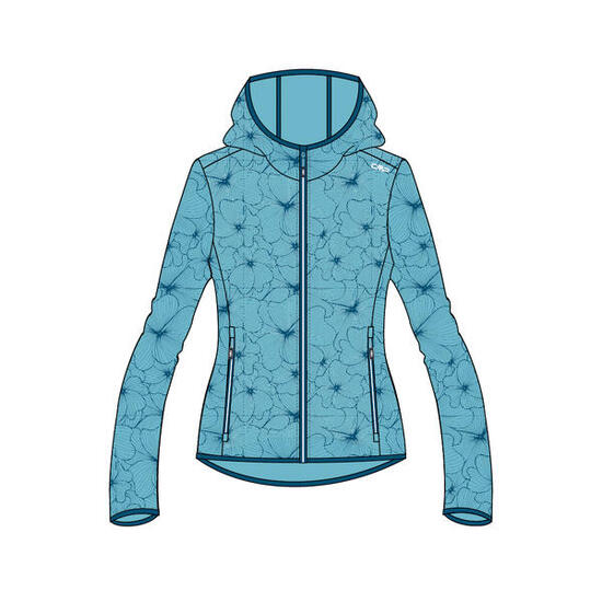 CMP Damen Fleecejacke Woman Jacket Fix Hood 33E5946