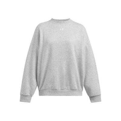 Oversized ronde hals sweatshirt voor dames under armour icon fleece