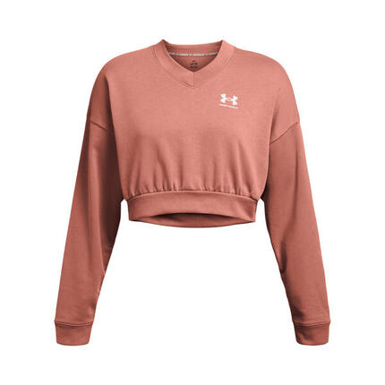 Sweatshirt col rond oversize crop femme Under Armour Rival Terry