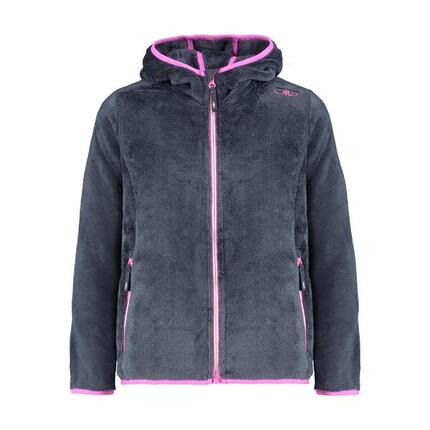 CMP Mädchen Fleecejacke Girl Jacket Fix Hood 38P1455