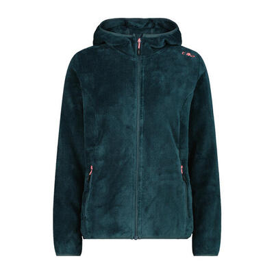 CMP Damen Fleecejacke Woman Jacket Fix Hood 38P1546