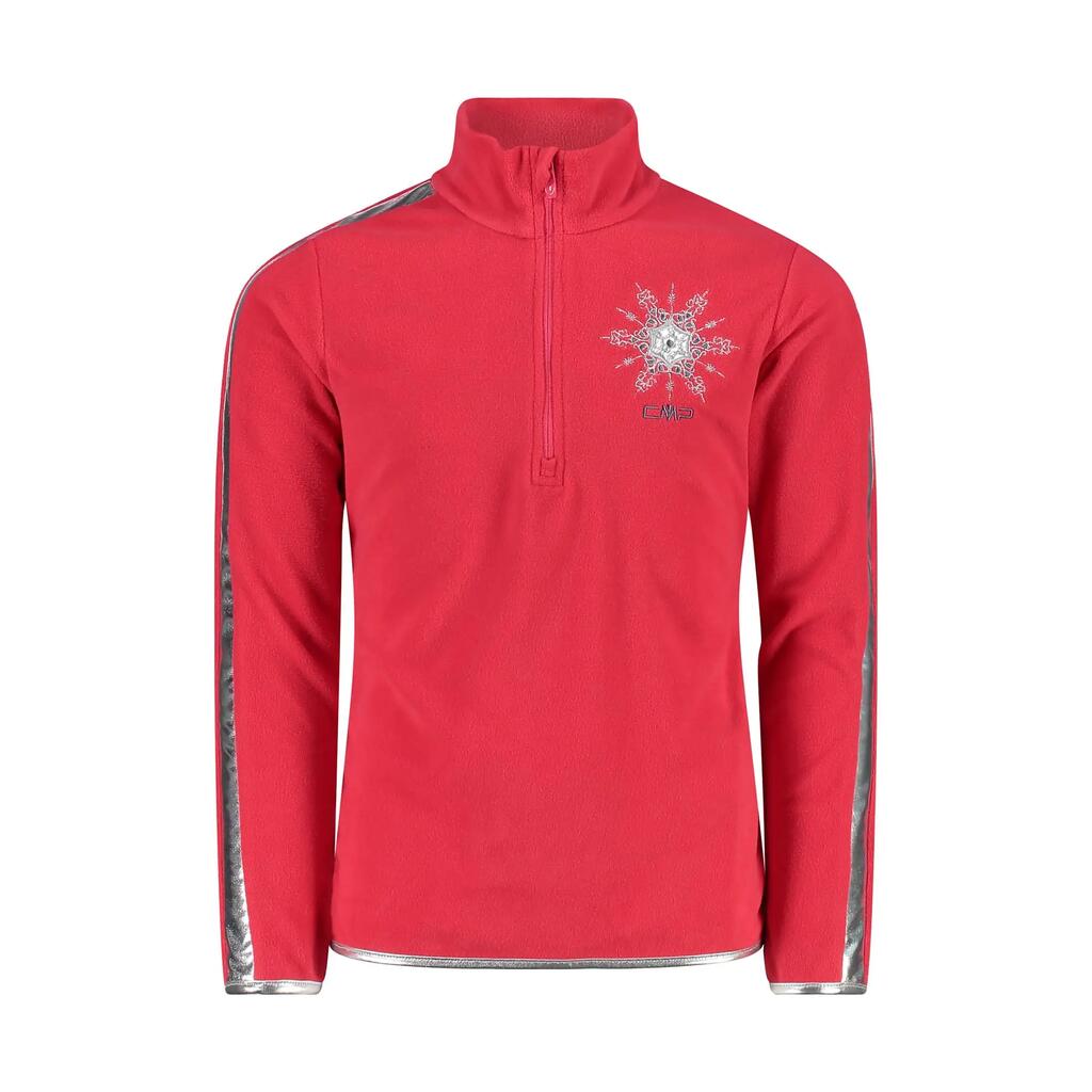Girls' half-zip roll neck fleece CMP