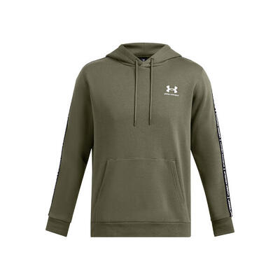 Sweater met capuchon en gestreepte opdruk under armour icon fleece