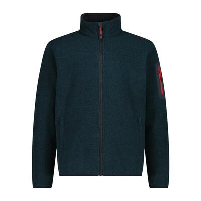 Fleece - outdoor - heren - jacquard, warm, compact - bluestone