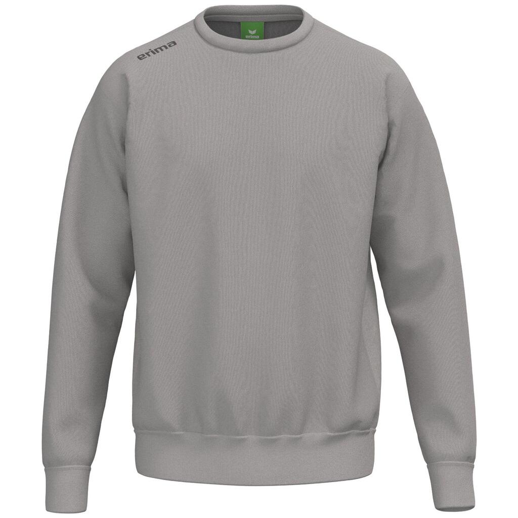 565 Erima TS Beige Sweatshirt - Unisex Relaxed Cotton-Blend Crew Neck