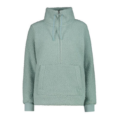 Dames sweatshirt met halve rits cmp