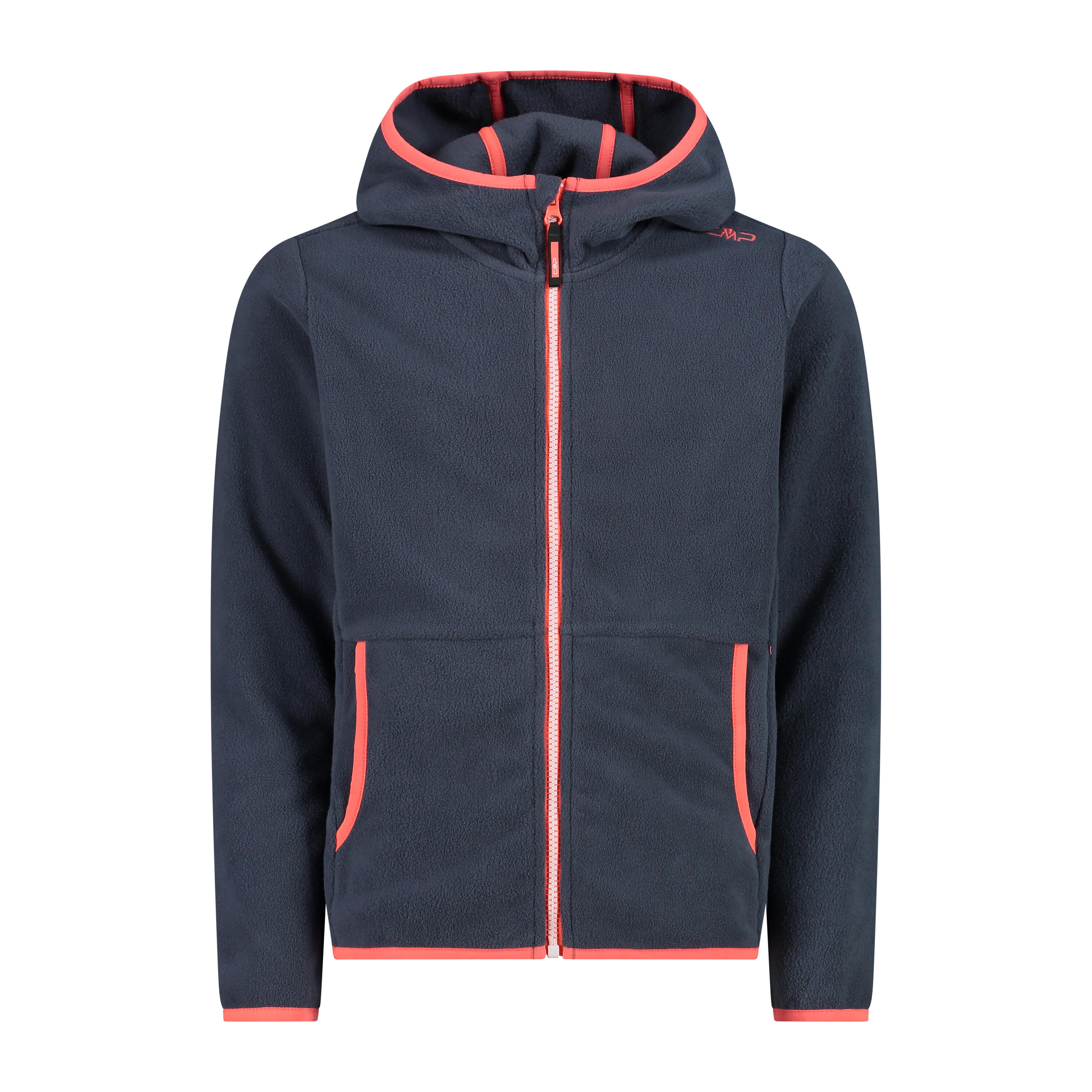 CMP Mädchen Fleecejacke Kid G Fix Hood Jacket 32H1375 1/3