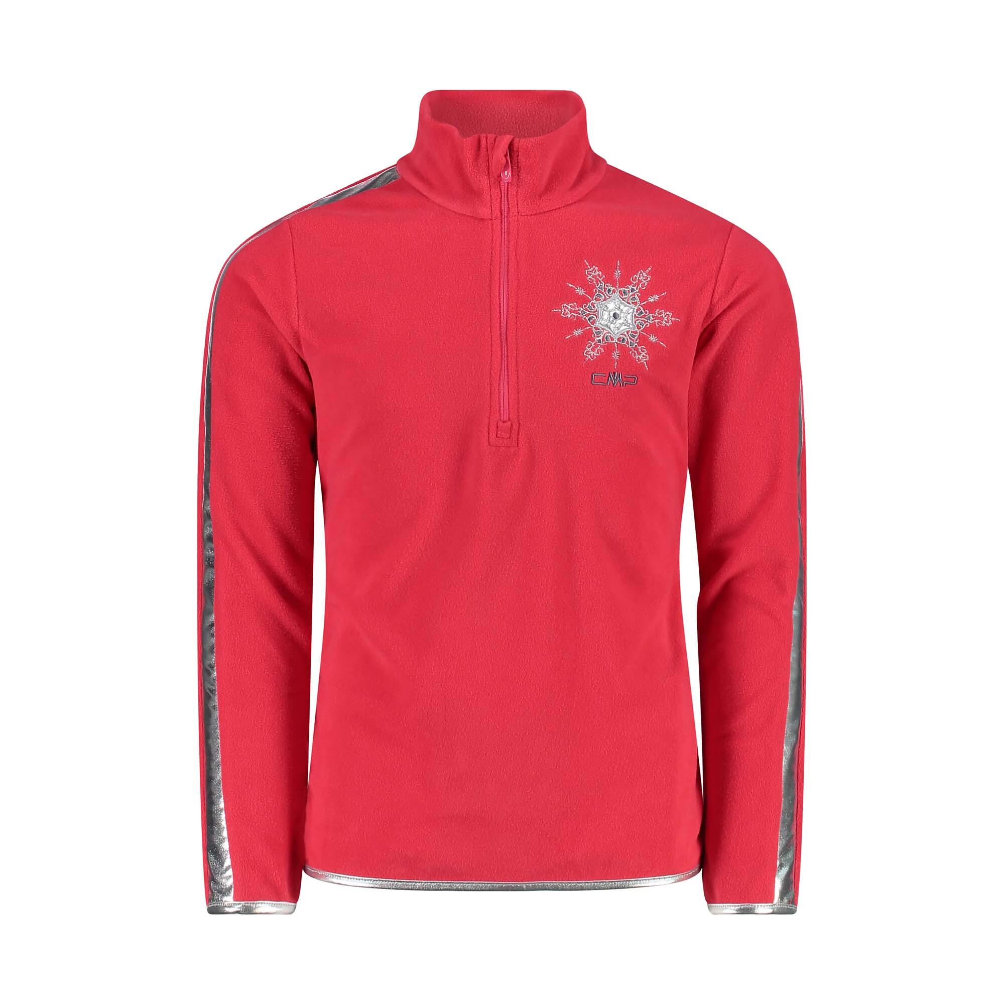 Rollkragen-Pullover mit halbem Reißverschluss für Mädchen CMP 1/3