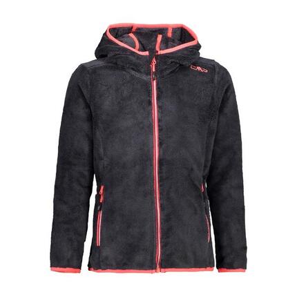 CMP Mädchen Fleecejacke Girl Jacket Fix Hood 38P1455