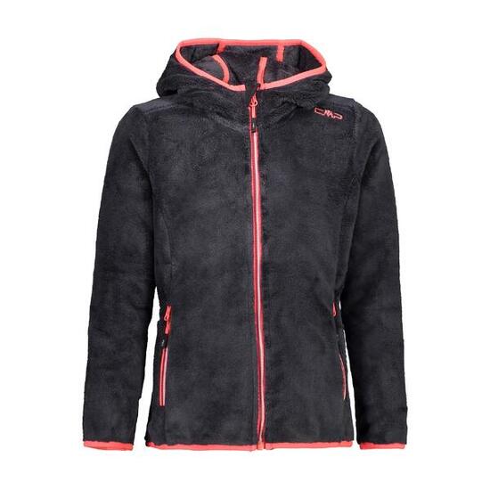 CMP Mädchen Fleecejacke Girl Jacket Fix Hood 38P1455