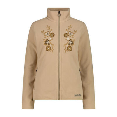 Dames fleece hoodie met rits cmp