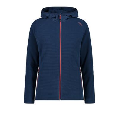 Pile donna con cappuccio e zip CMP