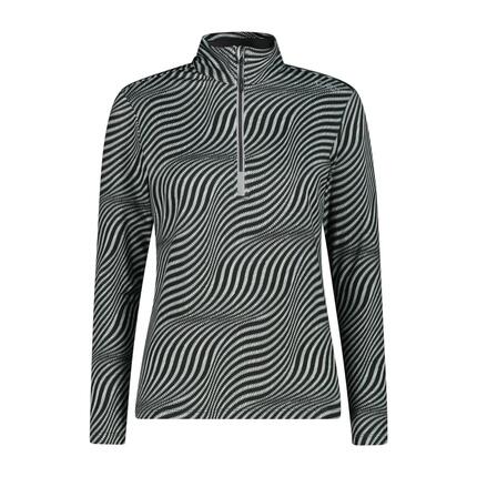 Damska polarowa bluzka 1/2 zip z nadrukiem CMP Unlimitech Softech