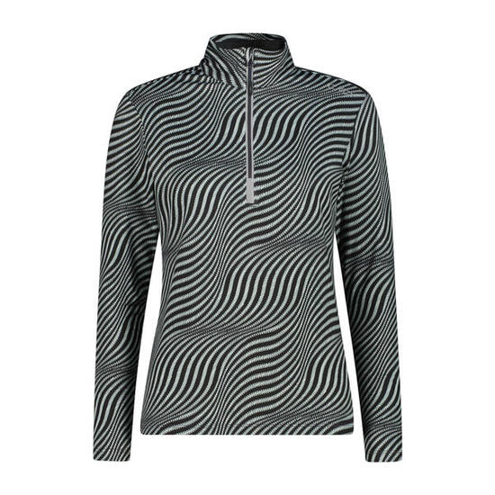 Damska polarowa bluzka 1/2 zip z nadrukiem CMP Unlimitech Softech
