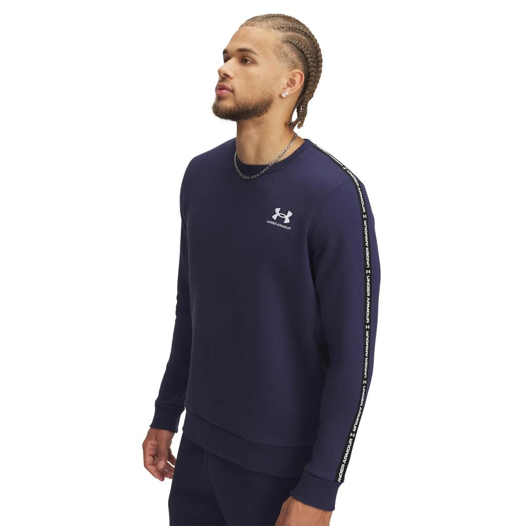 Mens Icon Regular Casual Sweatshirt (Navy/White)