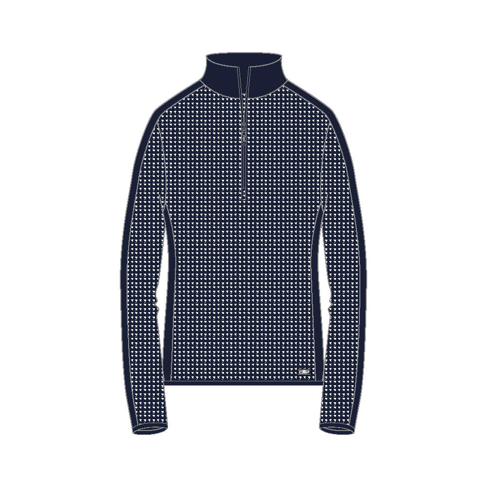 bleu fonce / blanc