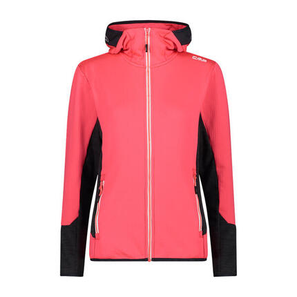 CMP Damen Fleecejacke Woman Jacket Fix Hood 33G2696
