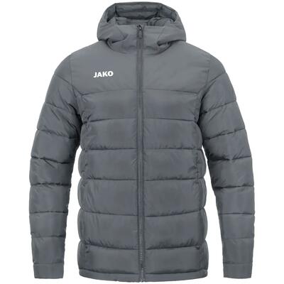 Jas - voetbal - heren - jako - wind- en waterdicht - grijs