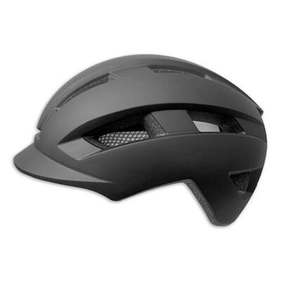 Casco bici Lynx City Move L/XL (58-61 cm) – nero opaco luce posteriore USB