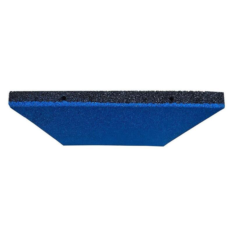 Placă de cauciuc 55mm albastră - 50x50cm - conexiune cu nut și limbă
