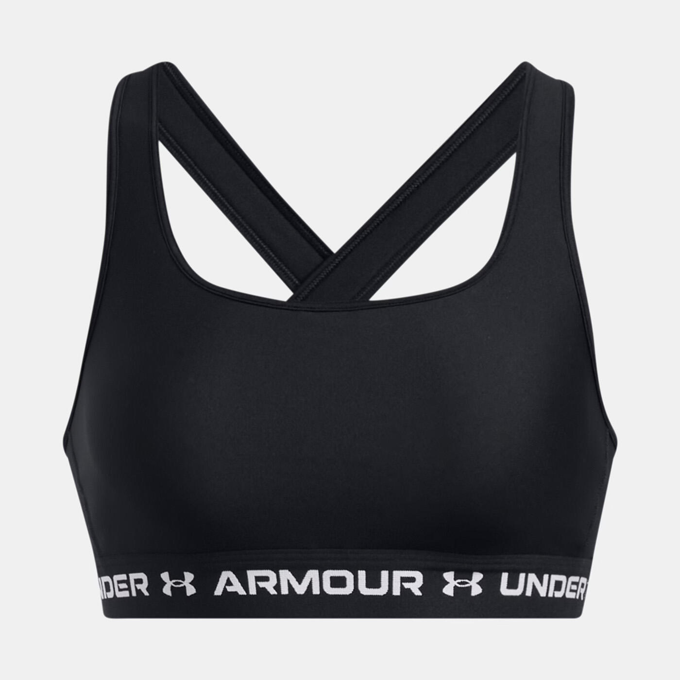 Brassière de sport Under Armour® à dos croisé et maintien modéré Noir 3/7