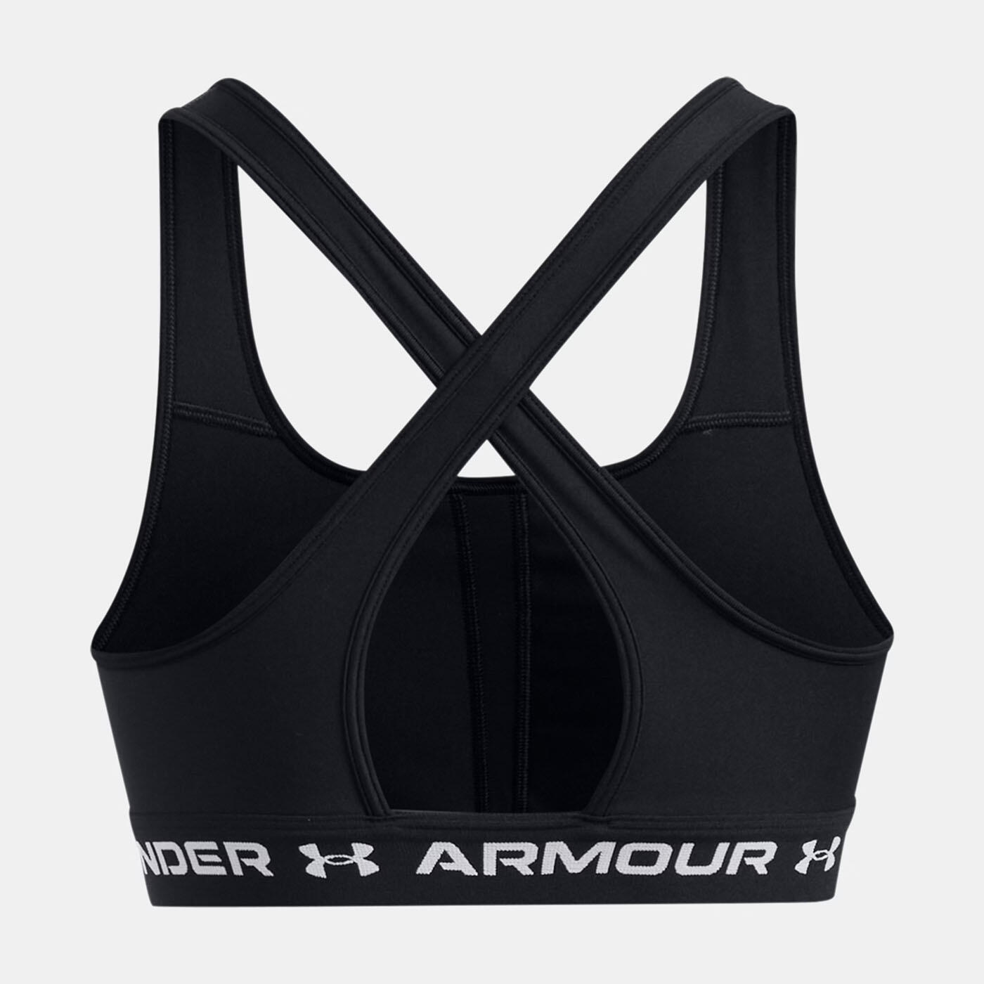 Brassière de sport Under Armour® à dos croisé et maintien modéré Noir 4/7