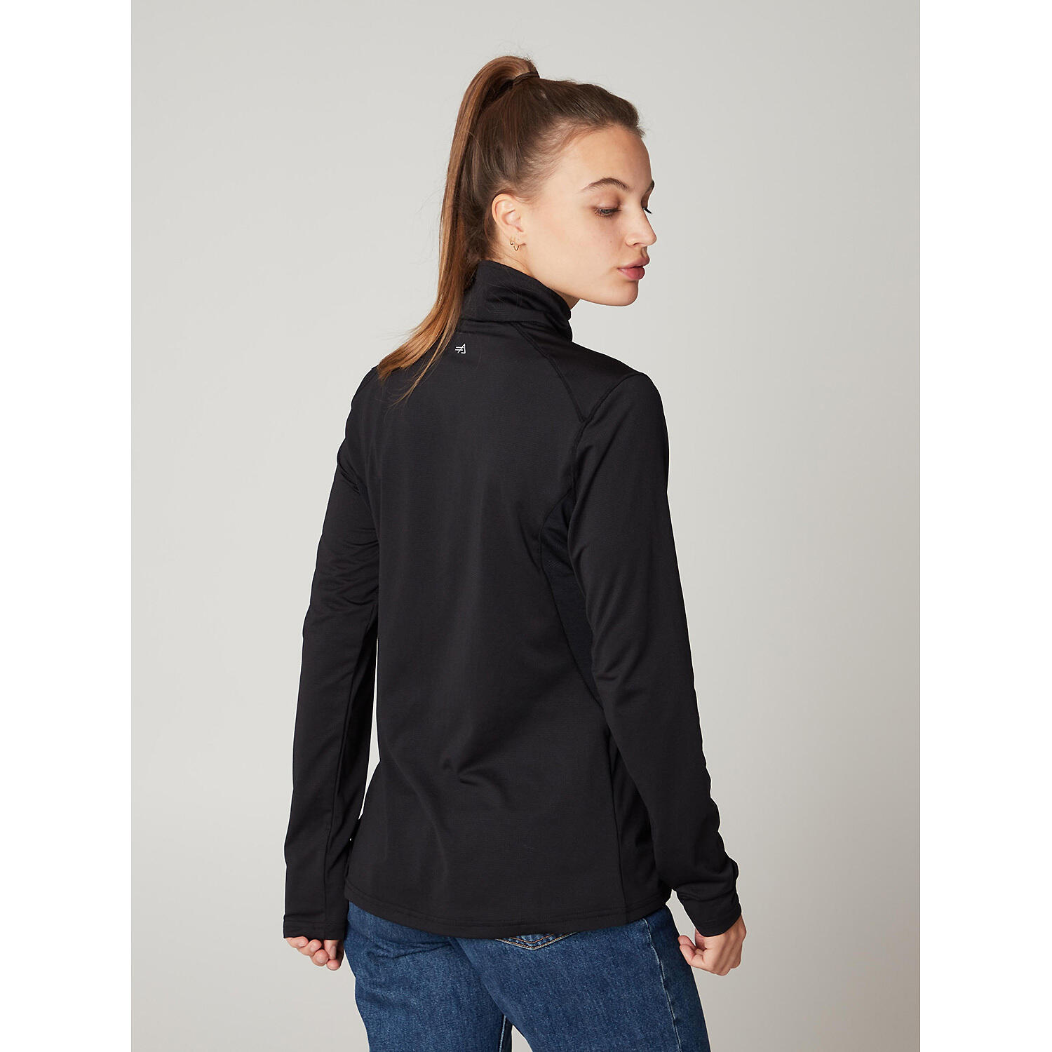 Damen Langarmshirt W PRTSENNA 1/4 ZIP TOP 4/5