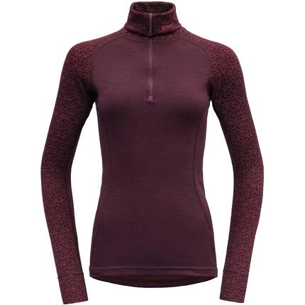 Damen Longsleeve W DUO ACTIVEMERINO 205 ZIP NECK