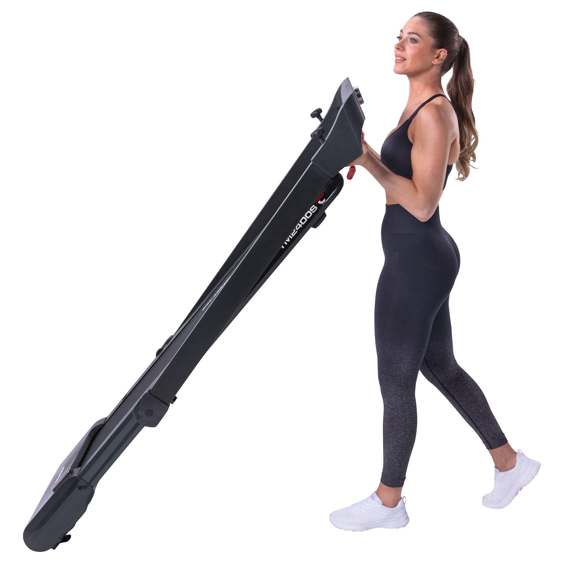 Tapis de course pliable  grande surface de course  commande gestuelle TM 2400 S 4/7