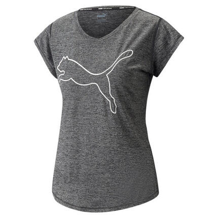 Puma Damen T-Shirt Train Favorite Heather Cat Tee 522418