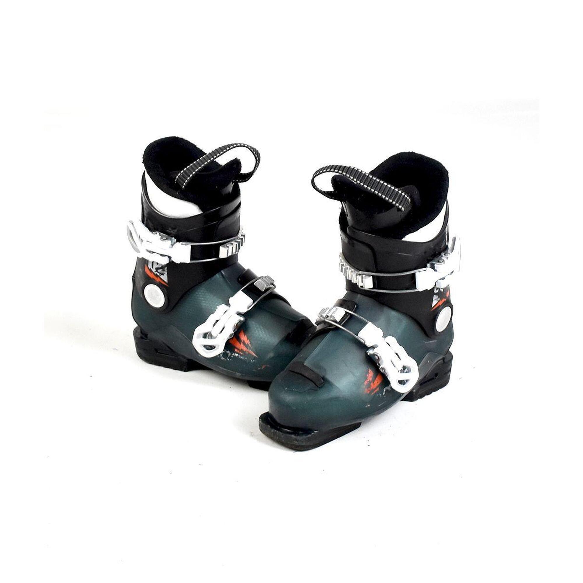 Salomon - Chaussure De Ski Occasion Salomon T2 (vert Foncé) (t29) - Chaussures De Ski - Multicolore - Decathlon