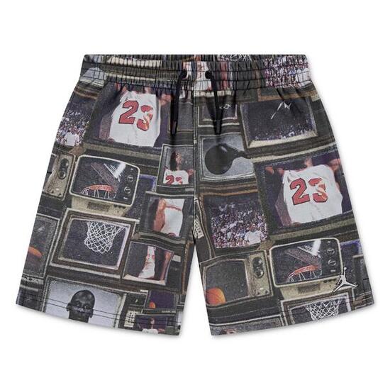 Pantaloni Corti Jordan Jdb Mj Brklyn Aop Ft Short Junior