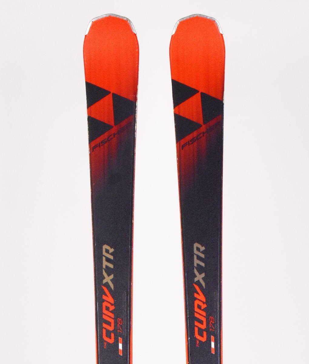 FISCHER RECONDITIONNE - Ski Occasion Fischer RC4 The Curv XTR (rouge/ noir) - BON