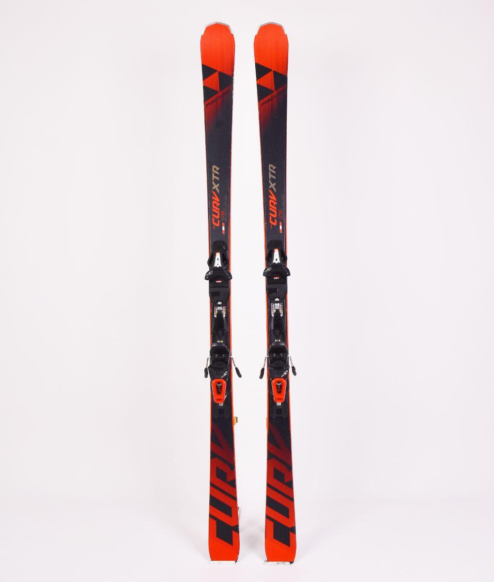RECONDITIONNE - Ski Occasion Fischer RC4 The Curv XTR (rouge/ noir) - BON 2/3