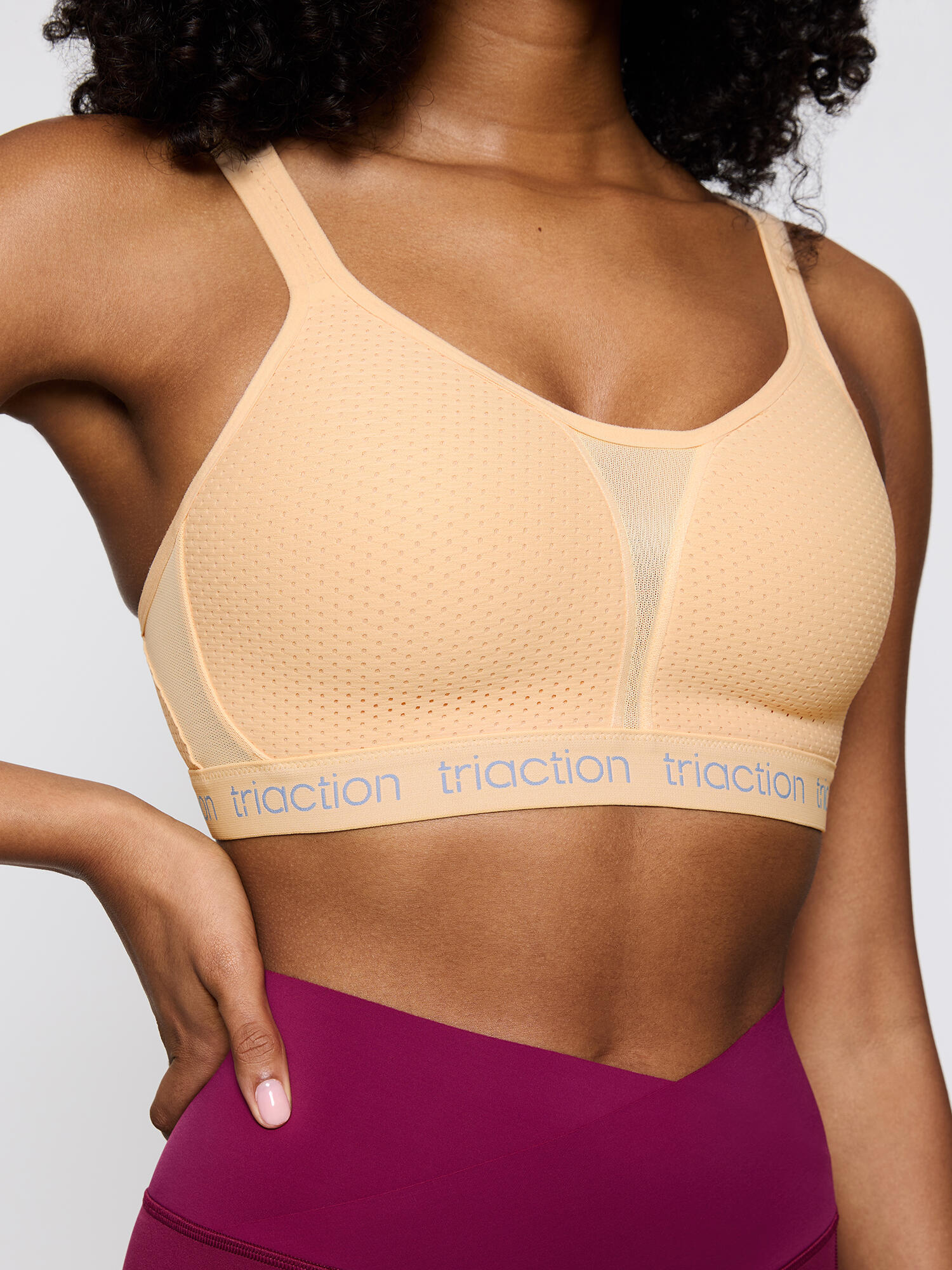 Schalen-BH unterstützende Vollschale Damen - Triaction Energy Lite orange 4/5