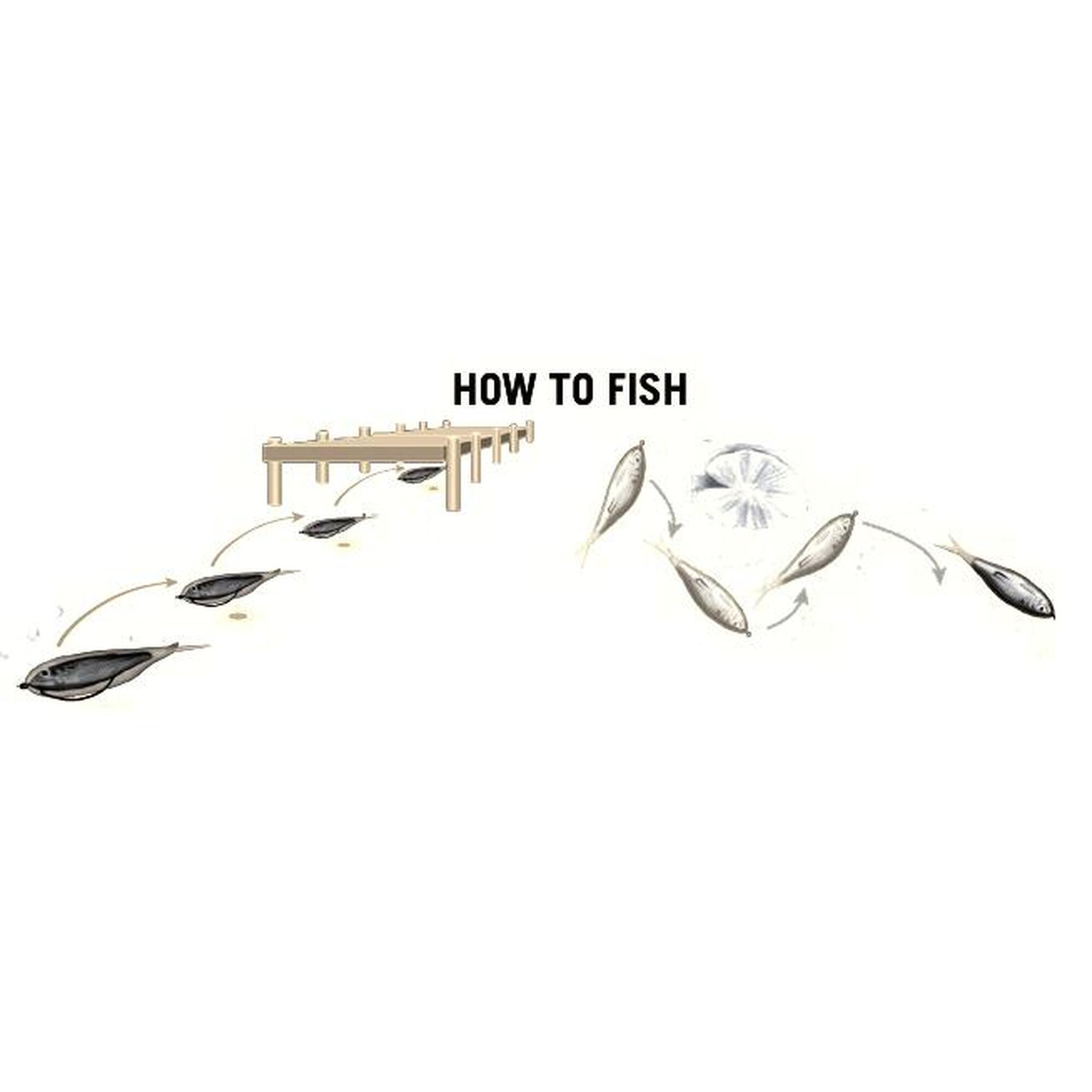 SHAD LIVE TARGET SKIP SHAD SHAD SOFT JERKBAIT 9CM 134 SILVER/PEARL, 4 BUC / PLIC