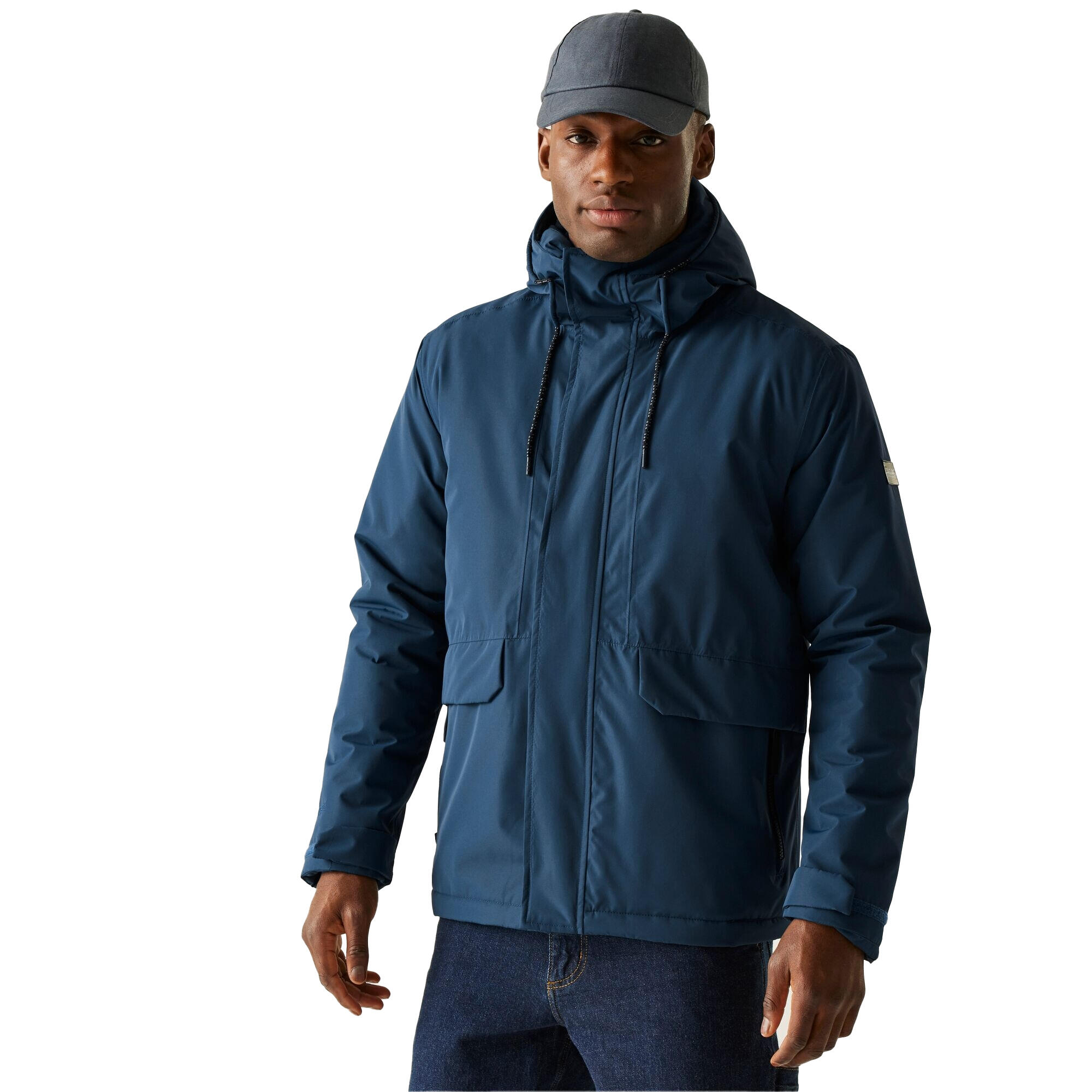Heren Sterlings Geïsoleerde Waterdichte Jas (Moonlight Denim/Navy) 4/5