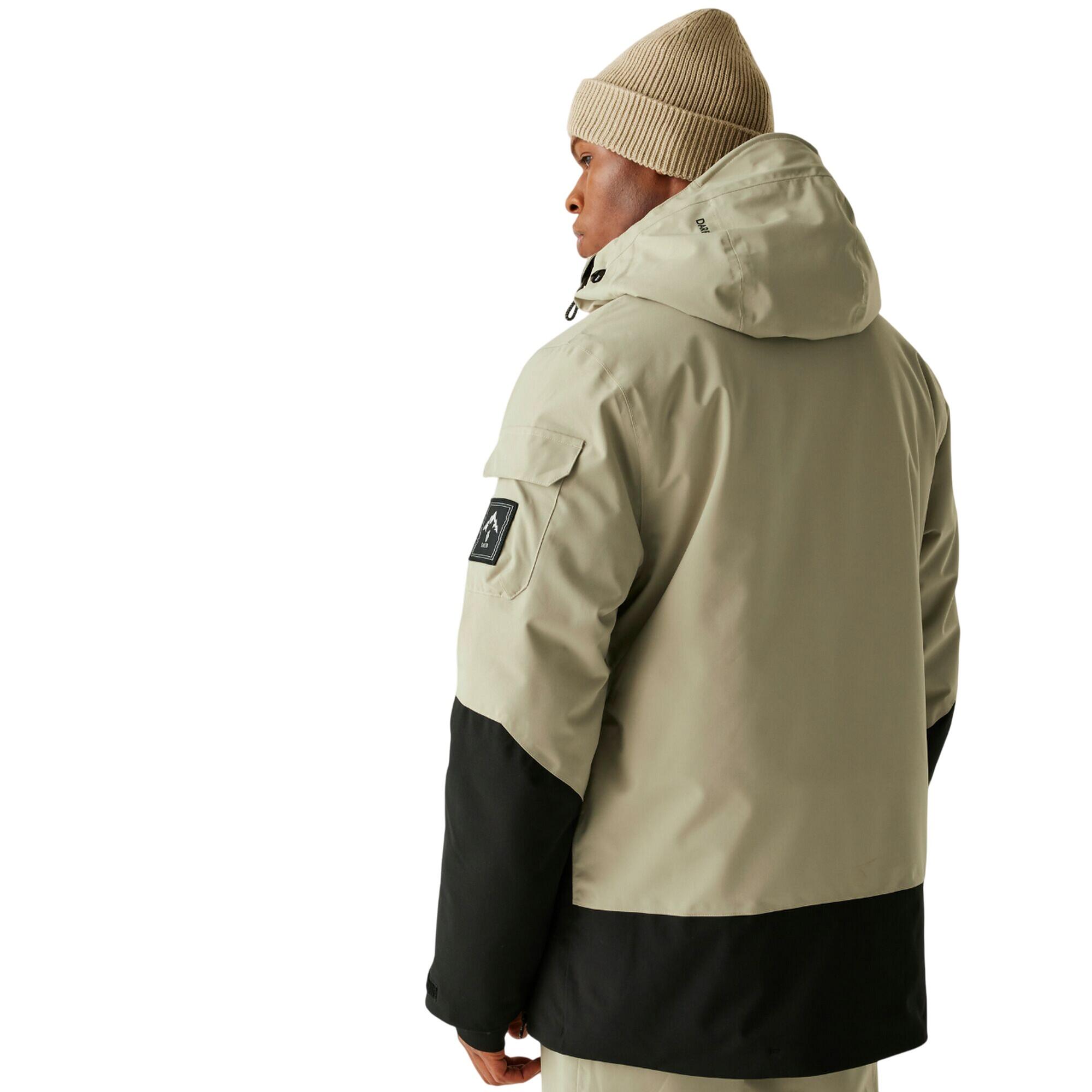 Mens II TBar Overhead Ski Jacket (Abbeystone/Black) 4/5