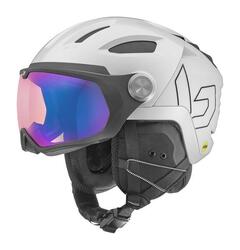 Casque de ski V-RYFT MIPS White Pearl Shiny - Phantom Blue Cat 1 to 3