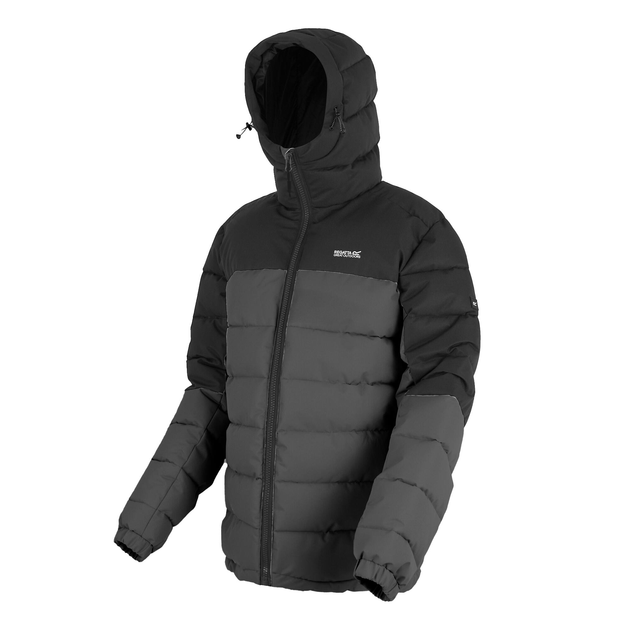 "Aldthorn" Steppjacke für Herren Asche/Schwarz 3/5