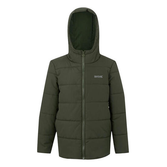 Veste Matelassée HALKNER Enfant (Vert Kaki Foncé)