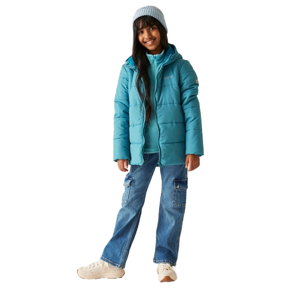 Veste Matelassée HALKNER Enfant (Vert Kaki Foncé) 4/5