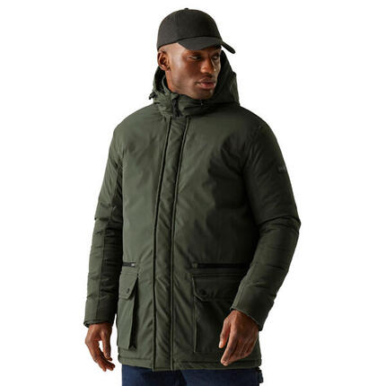 Rhodo" Steppjacke für Herren Dunkel-Khaki