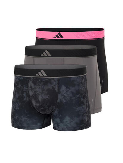 Boxer Multi-Sport Homme Active Flex 3-Pack Microfibre Noir & Gris