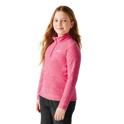 Kinder/kids hot shot quarter zip fleece top (pop)