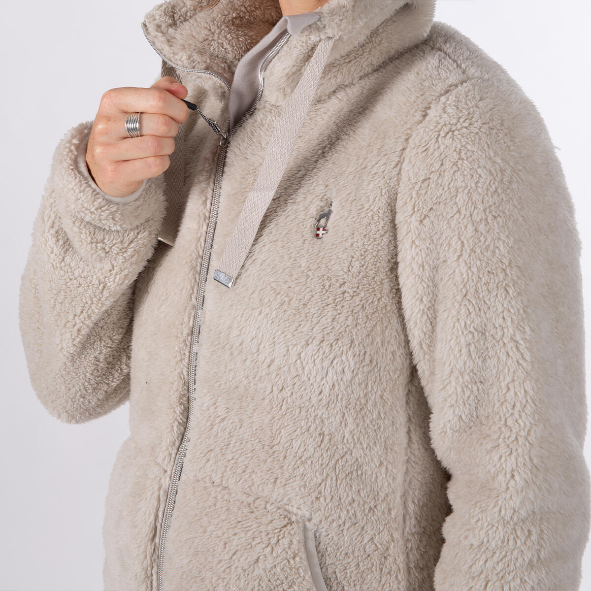 Bluza polarowa damska AULP VISHA ciepła rozpinana ze stójką 5/7